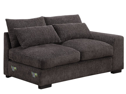 Nyeisha - Piece Upholstered Sofa & Chaise - Coffee