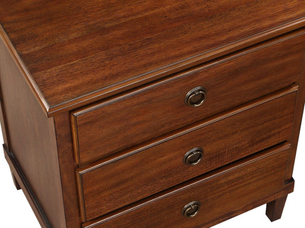 Chamberlin - 3 Drawer Nightstand - Brown