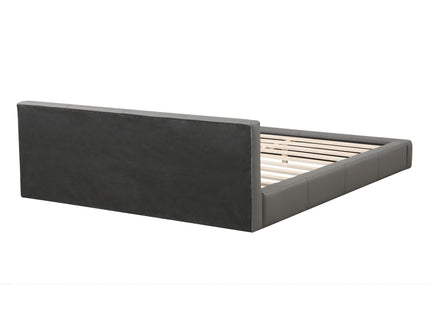 Stylish Upholstered Bed With Birch Wood Frame