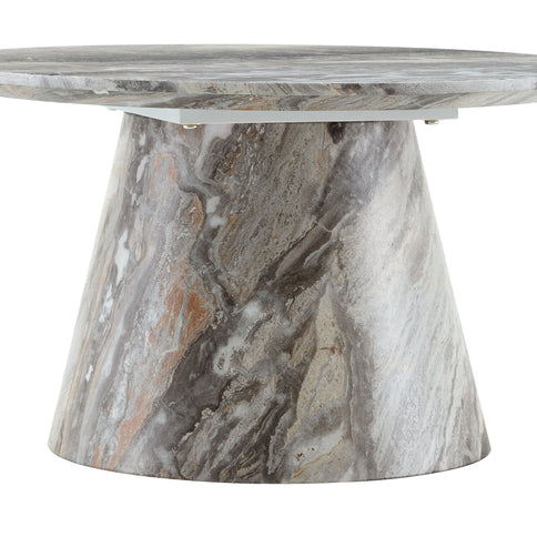 Circular Coffee Table With Adjustable Feet