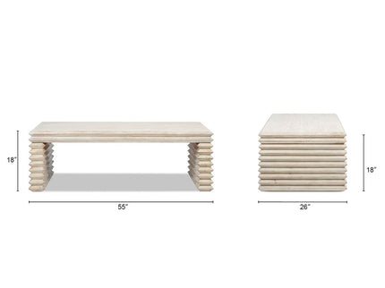 Veda - Geometric Waterfall Table