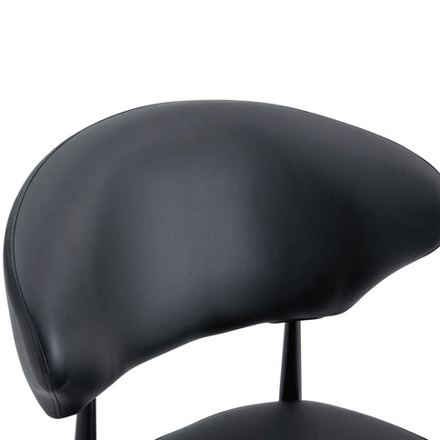 Minimalist Ergonomic Dining Chair With Curved Backres (Set of 4)