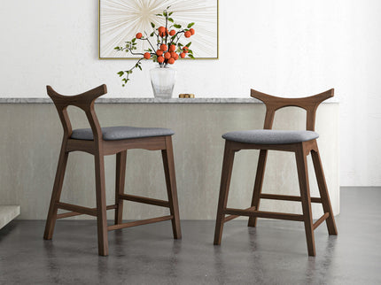 Hester - Upholstered, Square Bar Chair (Set of 2)