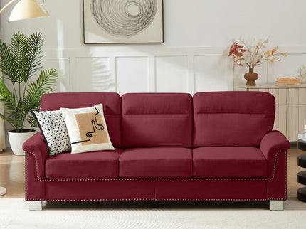 3 Seater Elegant Stationary Sofa