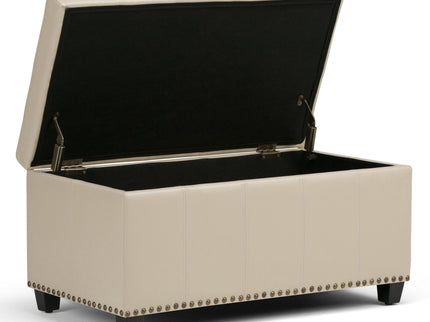 Amelia - Transitional Storage Ottoman Bench