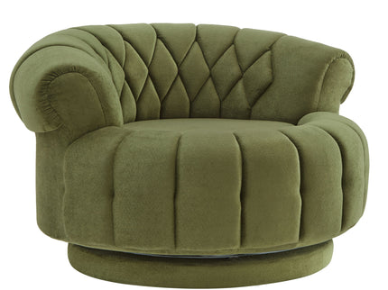 Round Swivel Accent Chair With Rotation