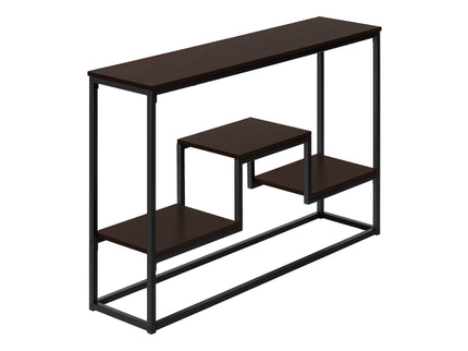 Accent Console Table For Entryway, Multi-Tier Design