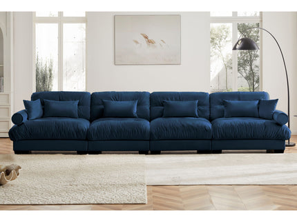 Super Comfort Oversized Modular Sectional Sofa, Deep Seat Convertible L Shaped Couch
