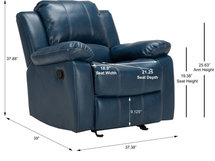 Charlotte - Glider Recliner With Classic Style