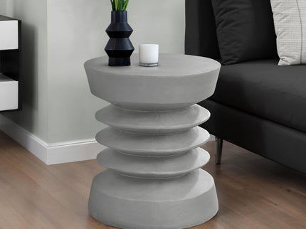 Contemporary Round Accent Table Indoor / Outdoor