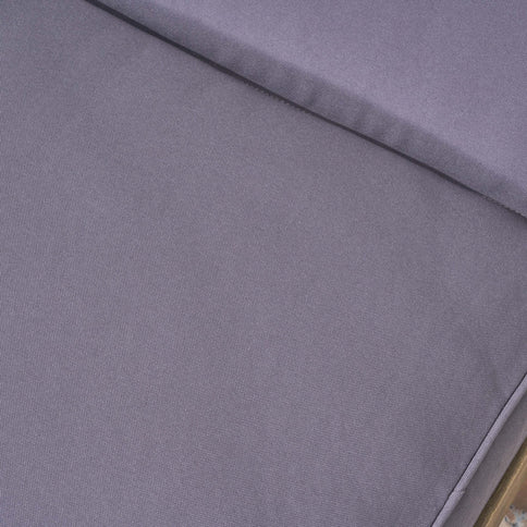 Ariana - Wood Chaise Lounge With Cushion