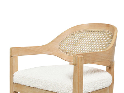 Americana - Mid-Century Modern Cane Back Counter Stool