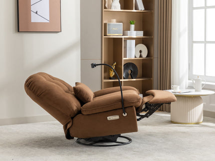 Power Recliner Swivel Glider USB Charger With tooth Music Player, Sleep, Working, Game And Leisure