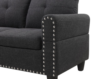 Alger - Left Hand Facing Sofa & Chaise With Ottoman