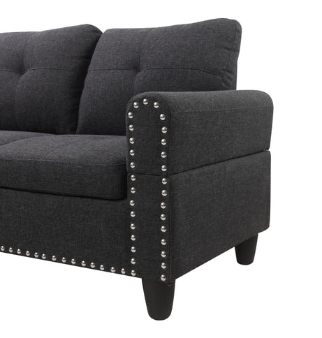 Alger - Left Hand Facing Sofa & Chaise With Ottoman