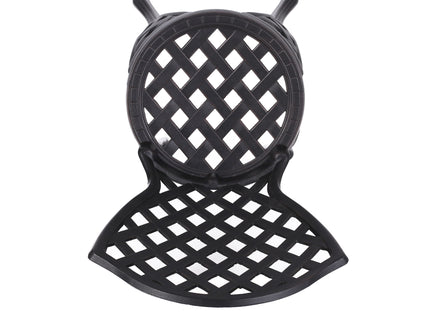 Bono Metal Bistro Set - Black