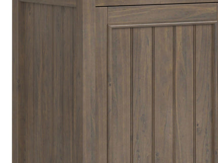 Lev - Wide Storage Cabinet - Smoky Brown