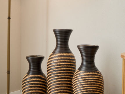 Classic And Neat Floor Vase, High Independent Flower Stand (Set of 3)