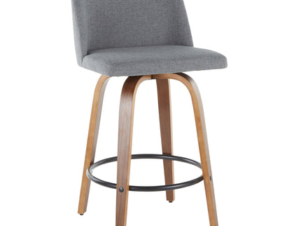 Toriano - Mid Century Modern, Counter Stool (Set of 2)