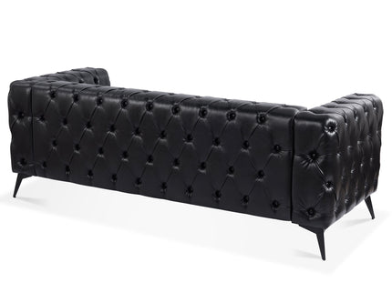 Square Arm Removable Cushion 3 Seater Sofa