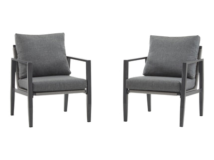 Modern Lounge Chair With Rope Accents And Cushions