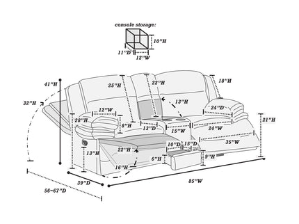 Modern Motion Sofa Set