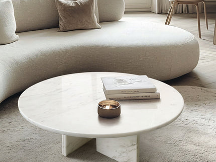 Luxury Coffee Table With Unique Veining, Unique Stone Design