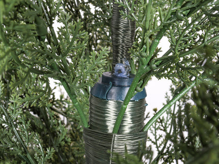 Realistic Artificial Cypress Tree, UV Resistant Indoor / Outdoor Topiary Plant For Decoration - Green Leaves