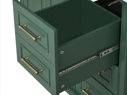 Traditional Bathroom Vanity With Soft Close Doors And Drawers