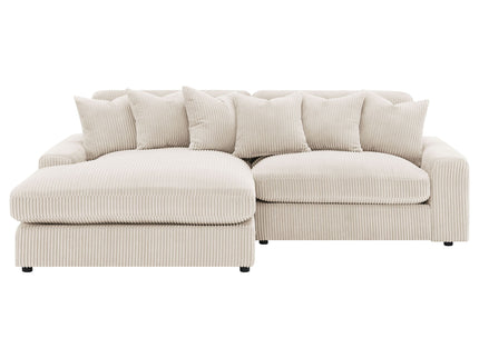 Upton - Reversible Sectional Sofa With Oversized Chaise - Sand