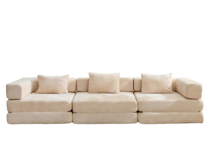 Convertible Floor Sofa Bed, Boneless Modular Sectional Sofa For Living Room