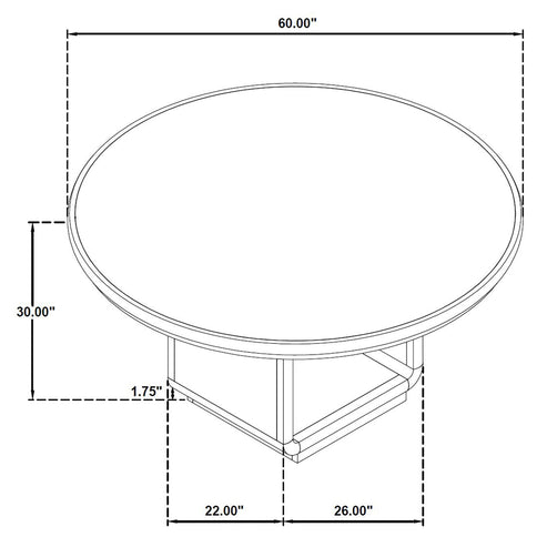 Bangor - Round Dining Table Set With Chairs