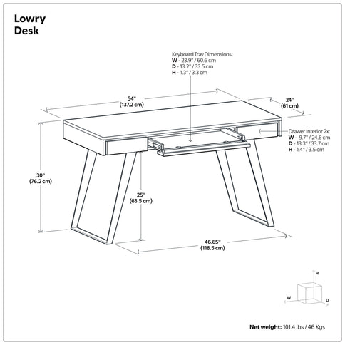 Lowry - Handcrafted Desk