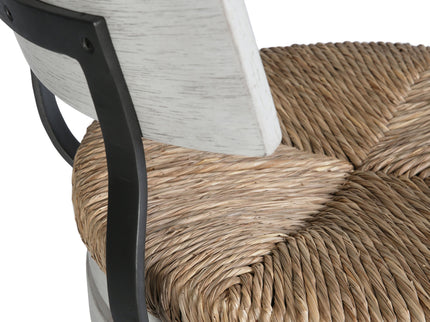 Stool With Natural Seagrass Seat