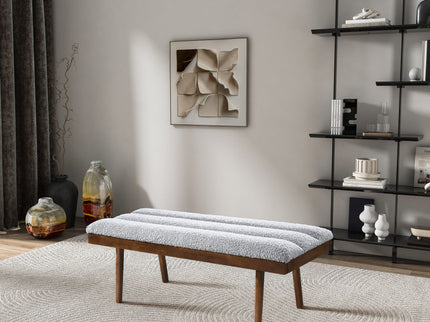 Troni - Bench - Brown / Light Gray