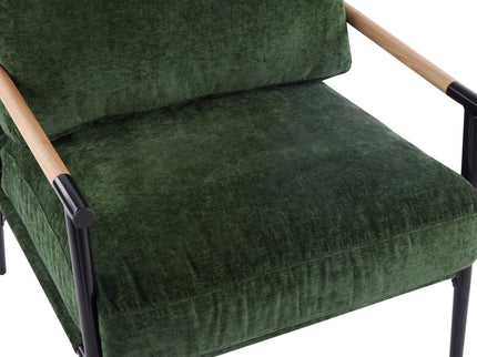 Modern Accent Chair With Cushions, Cozy Seating