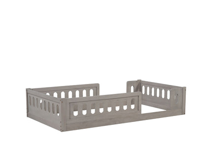 Platform Bed With Guardrail