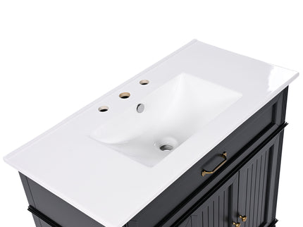 Bathroom Vanity With Sink, Freestanding Cabinet & Drawers