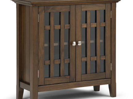 Bedford - Low Storage Media Cabinet - Rustic Natural Aged Brown