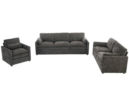 Cozy Upholstered Sofa Set For Living Room