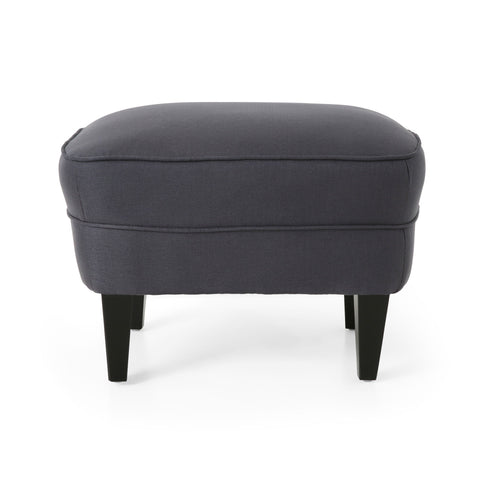Enchante - Living Room Set With Tufted Back Club Chair And Ottoman