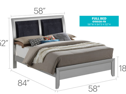 Padded Headboard Design Panel Bed