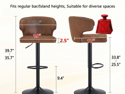 Adjustable Swivel Bar Chair
