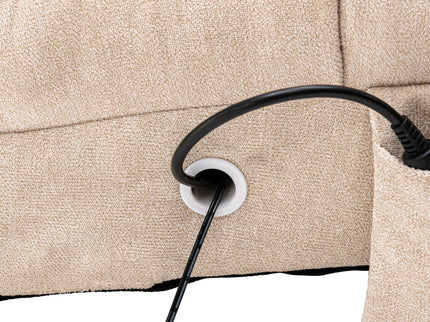 Massage Chaise Lounge Indoor With Remote Control, Ergonomic Electric Massage Lounger