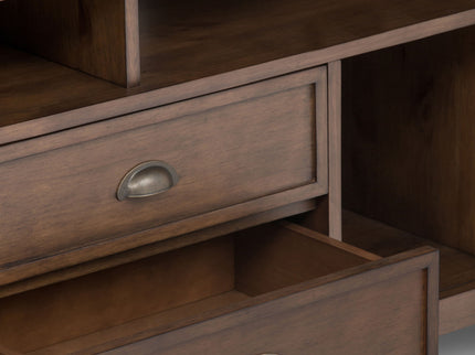 Redmond - TV Media Stand - Rustic Natural Aged Brown
