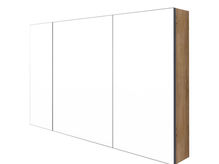 Wall Mounted Bathroom Cabinet With Adjustable Shelves Storage Cabinet - Imitative Oak