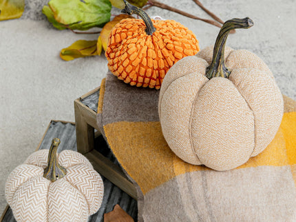 Weighted Pumpkin Ornament Decor For Holiday