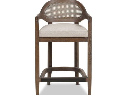 Americana - Mid-Century Modern Cane Back Counter Stool