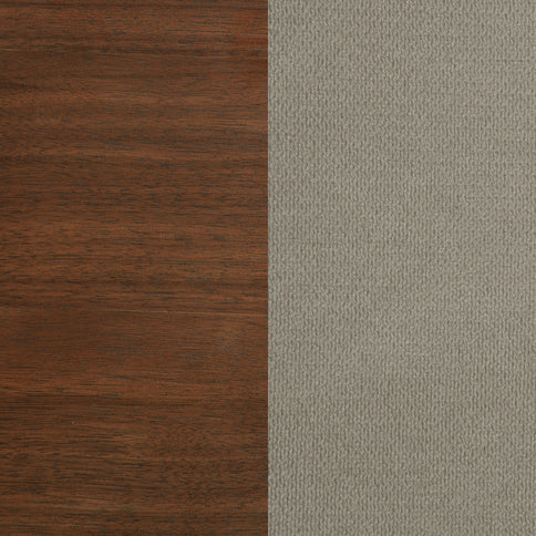 Verona - Queen Upholstered Panel Bed - Walnut