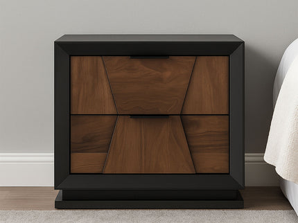Houston - 2 Drawer Nightstand - Walnut